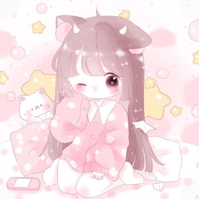 女生唯美梦幻动漫卡通头像