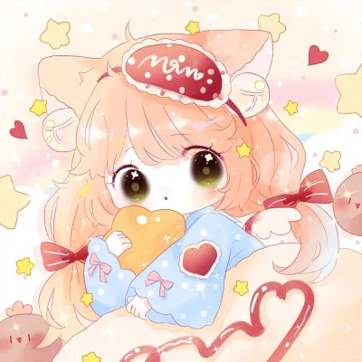 女生唯美梦幻动漫卡通头像