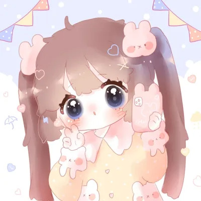 女生唯美梦幻动漫卡通头像