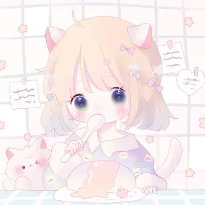 女生唯美梦幻动漫卡通头像