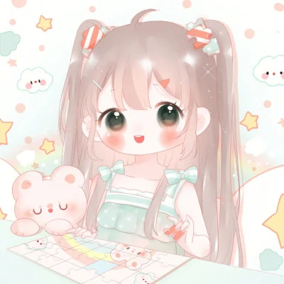 女生唯美梦幻动漫卡通头像