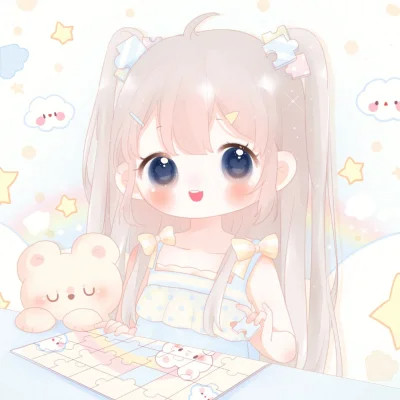 女生唯美梦幻动漫卡通头像