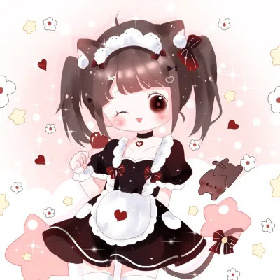 少女头像 动漫 可爱 梦幻 呆萌