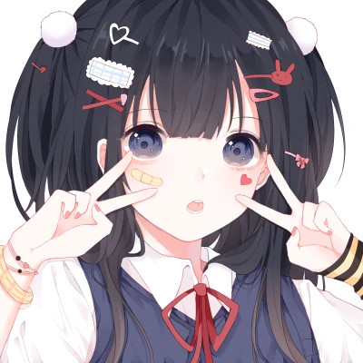 少女头像 动漫 可爱 梦幻 呆萌