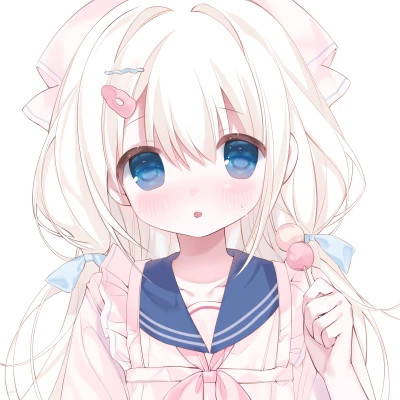 少女头像 动漫 可爱 梦幻 呆萌