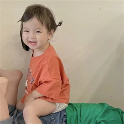 情头小朋友一男一女可爱