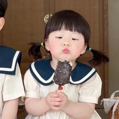 情头小朋友一男一女可爱