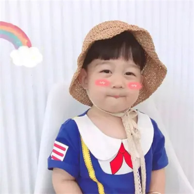 两个小孩头像一男一女
