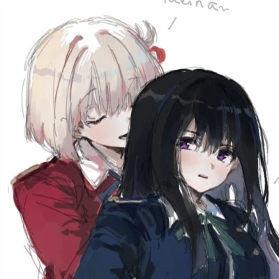 超好看的两人闺蜜头像