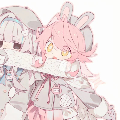 超好看的两人闺蜜头像