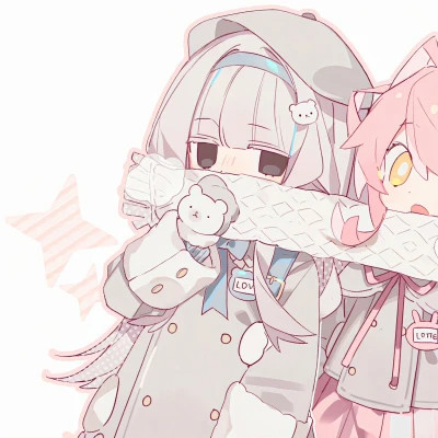 超好看的两人闺蜜头像