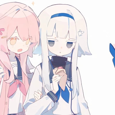 超好看的两人闺蜜头像