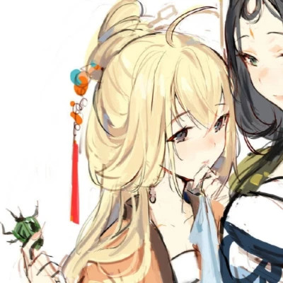 动漫独一无二的二人闺蜜头像
