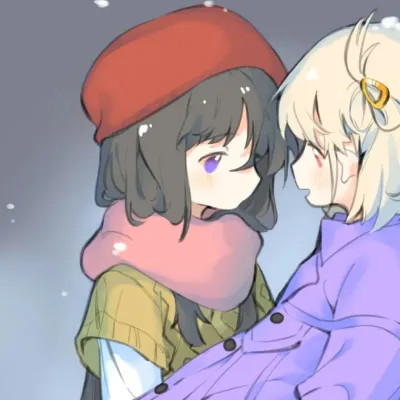 动漫独一无二的二人闺蜜头像