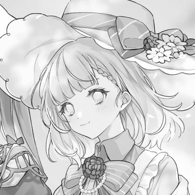 二次元黑白闺蜜头像