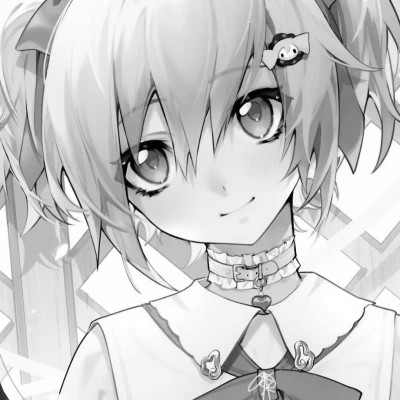 二次元黑白闺蜜头像