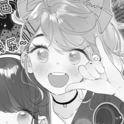 二次元黑白闺蜜头像