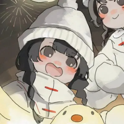 动漫2人闺蜜头像一人一张