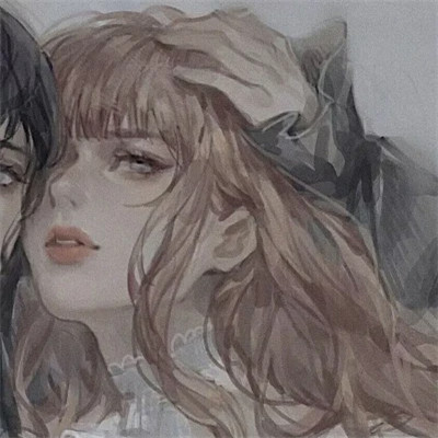 动漫闺蜜头像两人一萌一酷
