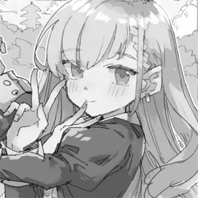 闺蜜头像一对黑白系动漫