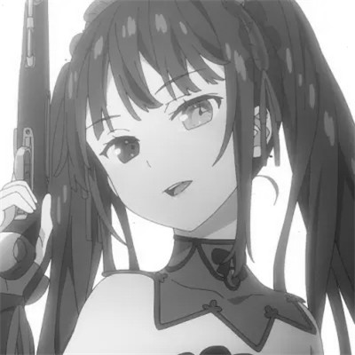 闺蜜头像一对黑白系动漫