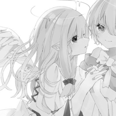 闺蜜头像一对黑白系动漫