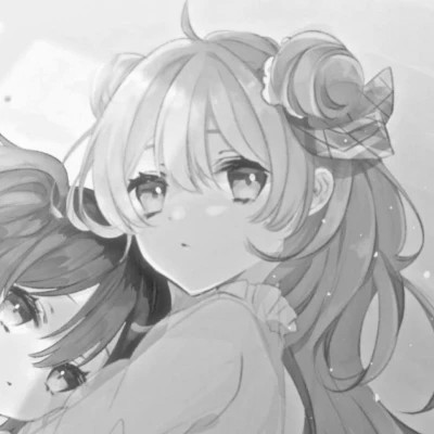 闺蜜头像一对黑白系动漫