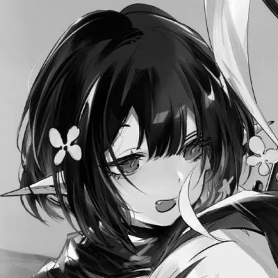 闺蜜头像一对黑白系动漫