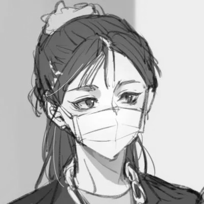 动漫黑白闺蜜头像