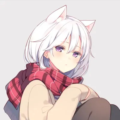 动漫女生头像闺蜜2人