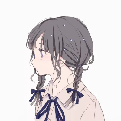 动漫女生头像闺蜜2人