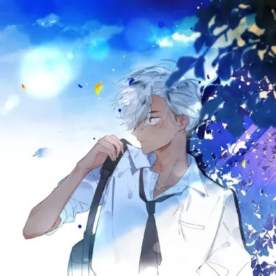 帅气二次元男生头像