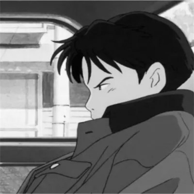 超酷黑白系男生动漫头像