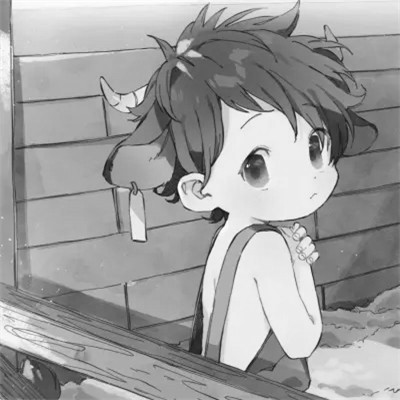 动漫男头像ins高级质感黑白