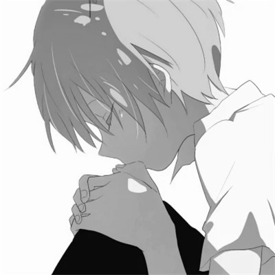 男生头像黑白酷帅