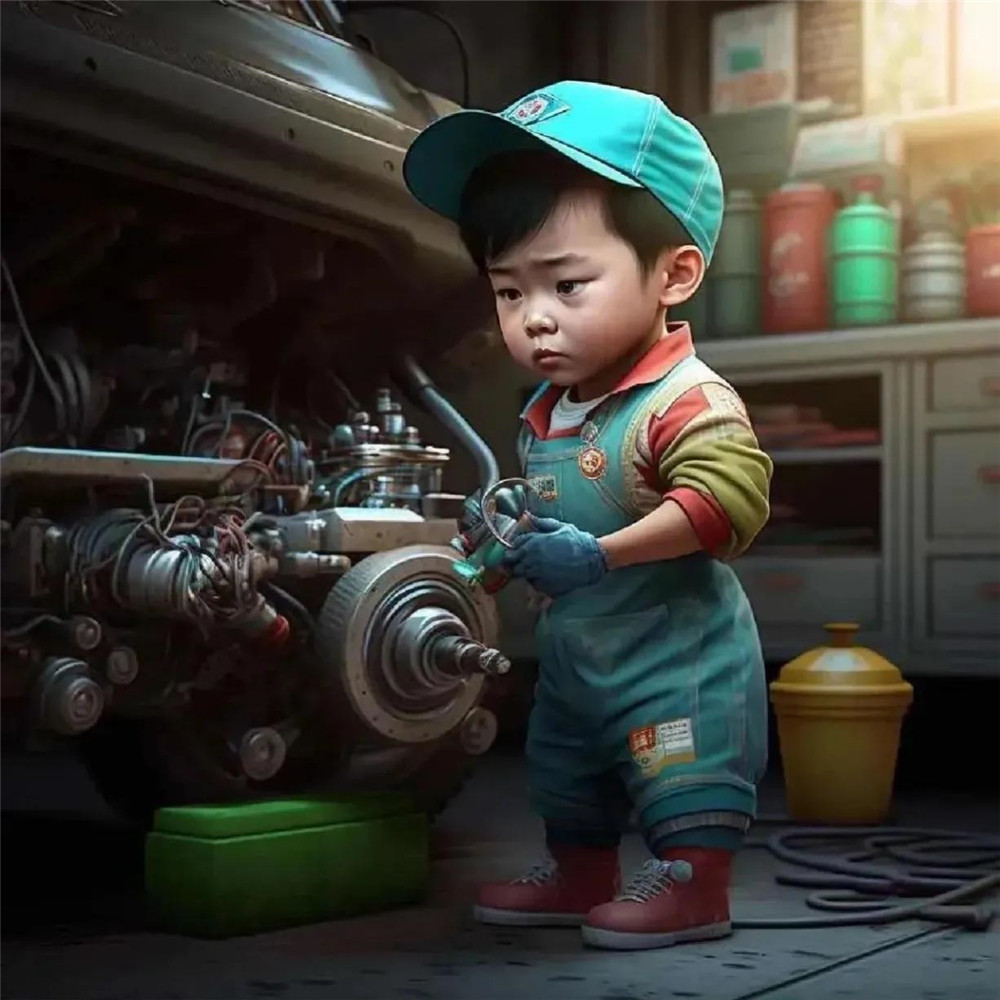 超火萌娃职业头像图片