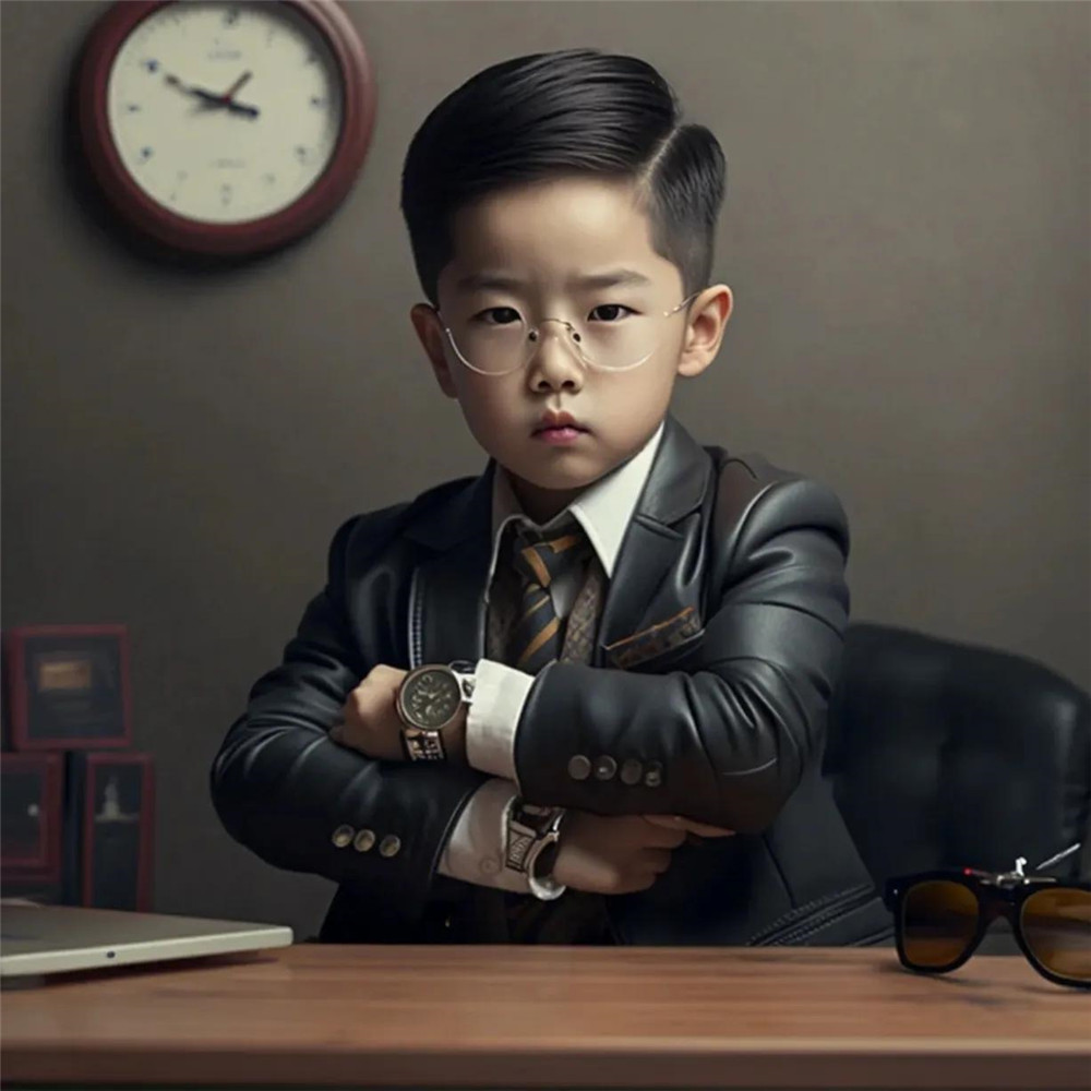 超火萌娃职业头像图片