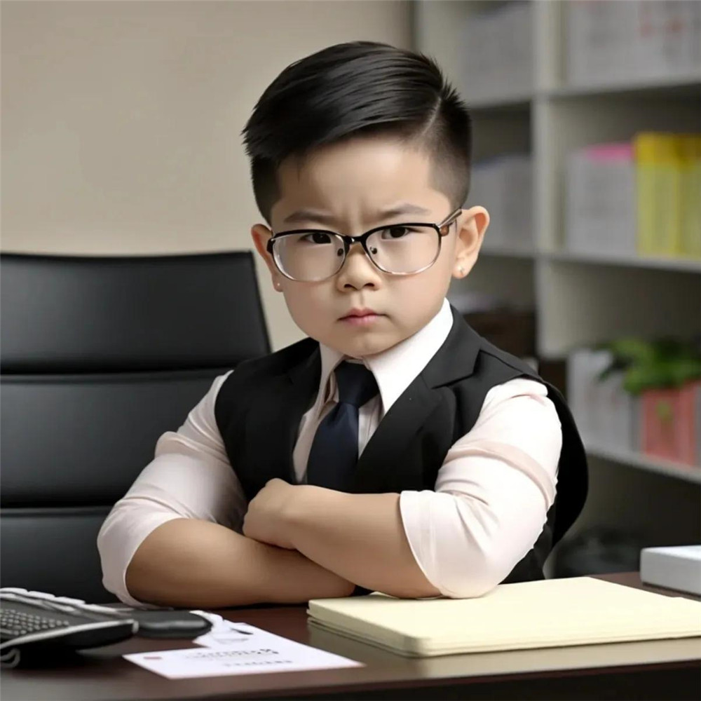 超火萌娃职业头像图片