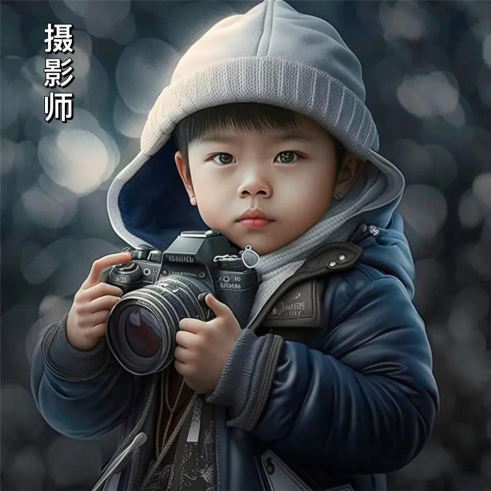 超火萌娃职业头像图片