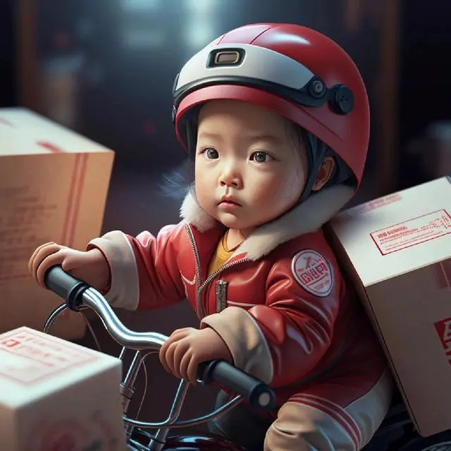 爆火萌娃职业头像图片