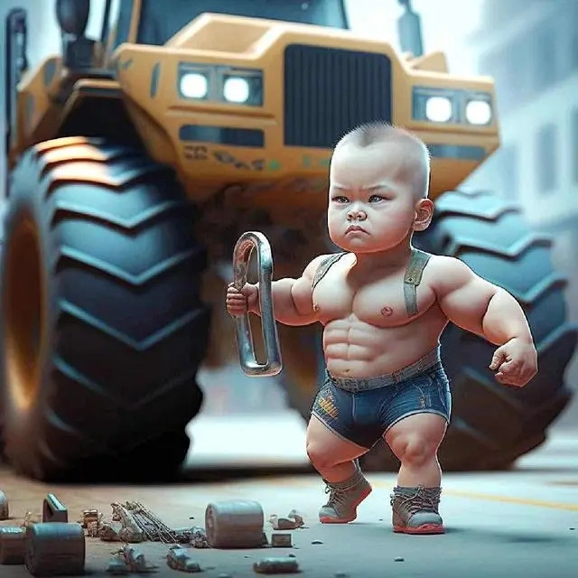 爆火萌娃职业头像图片