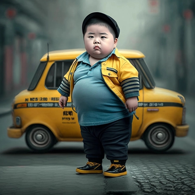 爆火萌娃职业头像图片