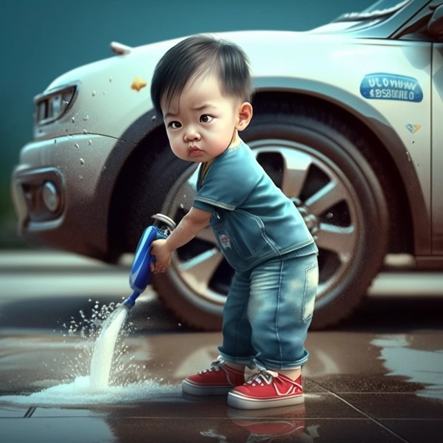 爆火萌娃职业头像图片