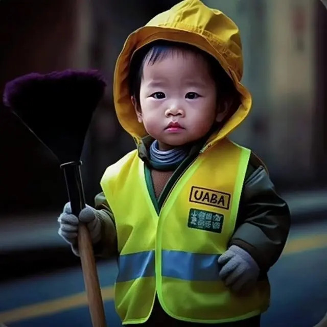 爆火萌娃职业头像图片