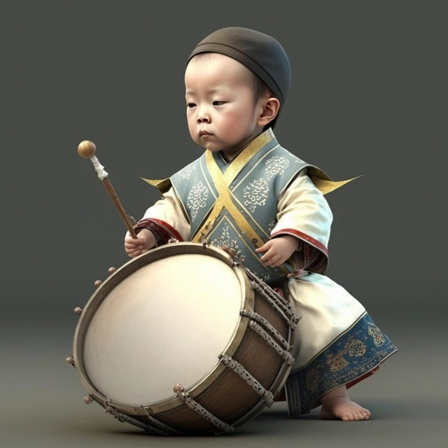 爆火萌娃职业头像图片