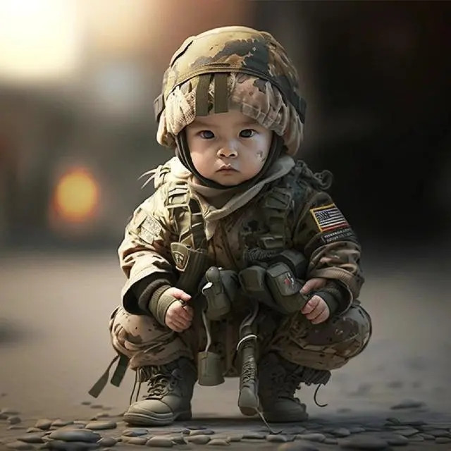 爆火萌娃职业头像图片