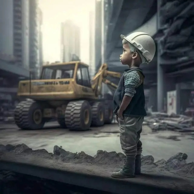 爆火萌娃职业头像图片