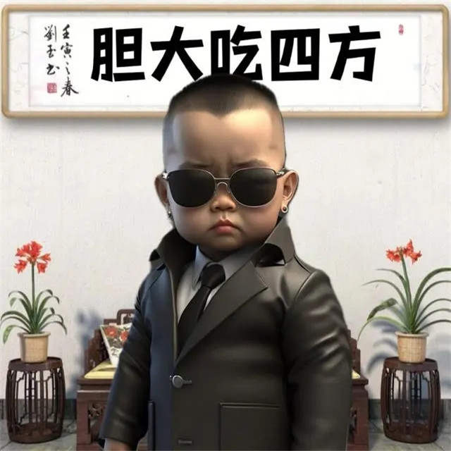 爆火萌娃职业头像图片