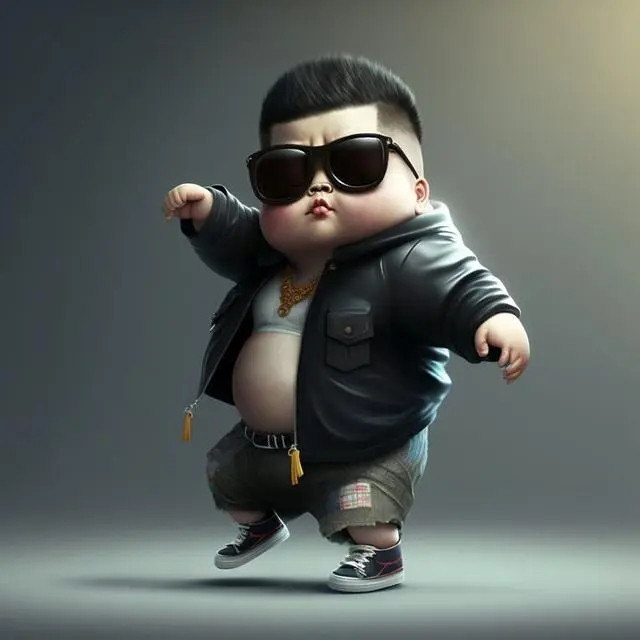 爆火萌娃职业头像图片