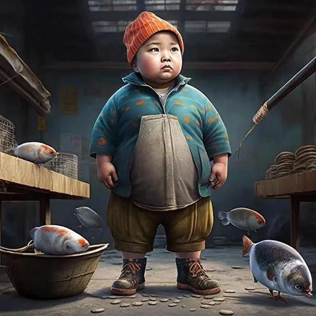 爆火萌娃职业头像图片